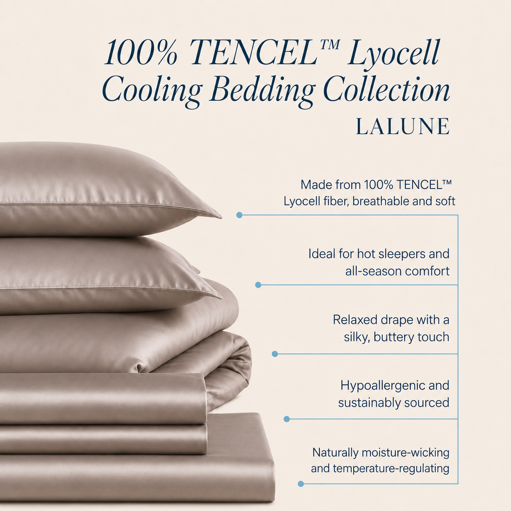 100% TENCEL™ Lyocell Cooling Bedding Set